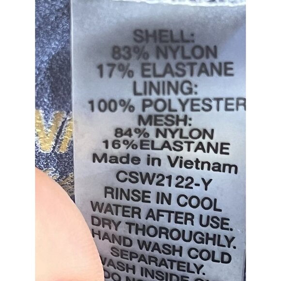 Jonny Was Floral Tank Swim XL One Piece Japer Tropical Resort Vacation Preppy - Picture 11 of 15